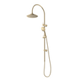 Caroma Riviere Rail Shower with Overhead - Brushed Brass