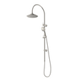 Caroma Riviere Rail Shower with Overhead - Brushed Nickel
