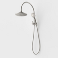 Caroma Riviere Compact Twin Shower - Brushed Nickel
