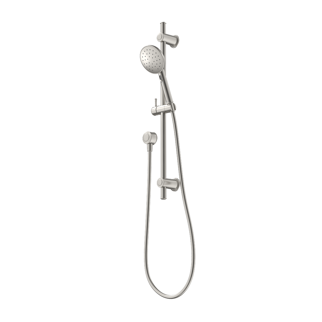 Caroma Riviere Rail Shower - Brushed Nickel