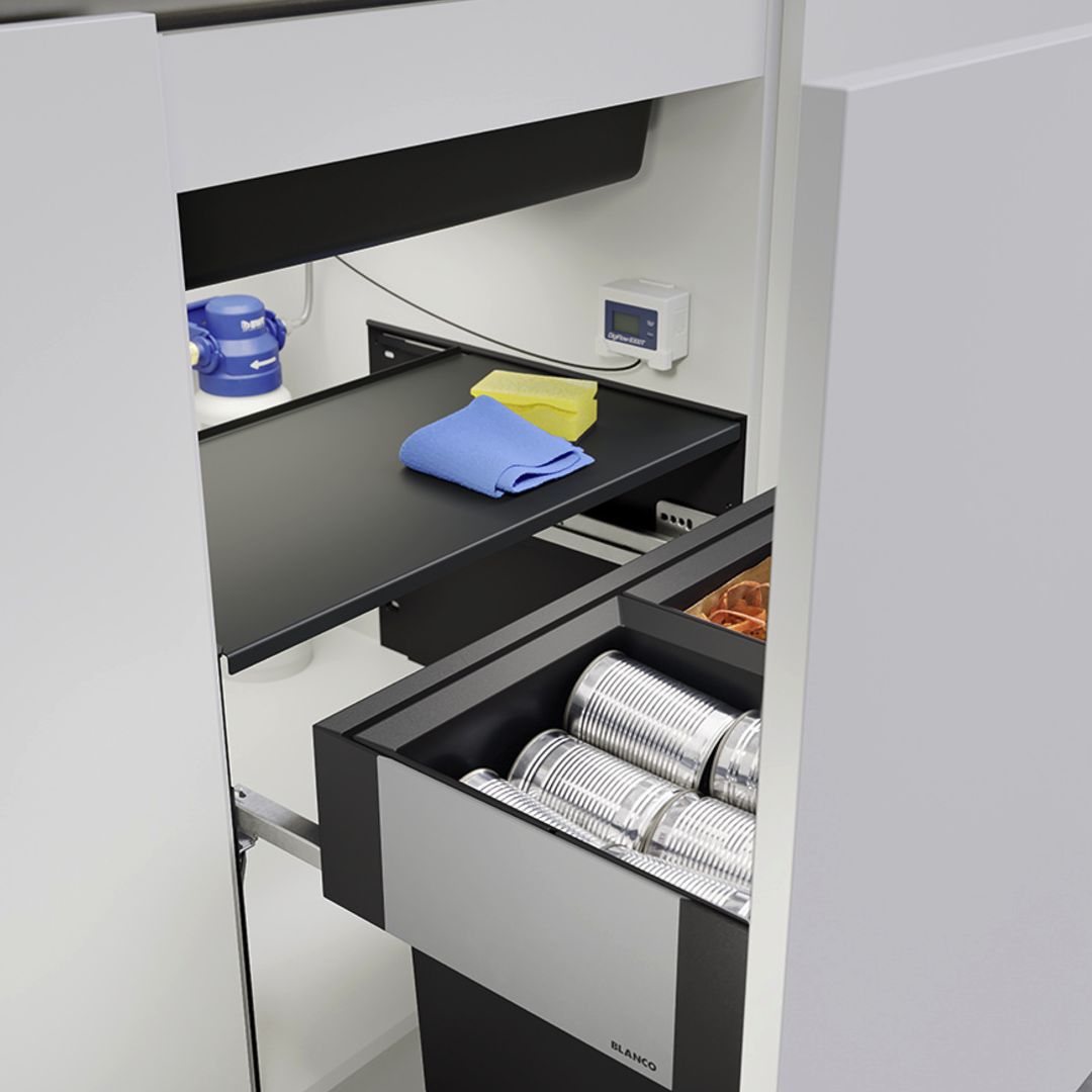 Blanco Select II Compact 60/2 Waste System for 60cm Cabinets - 526207