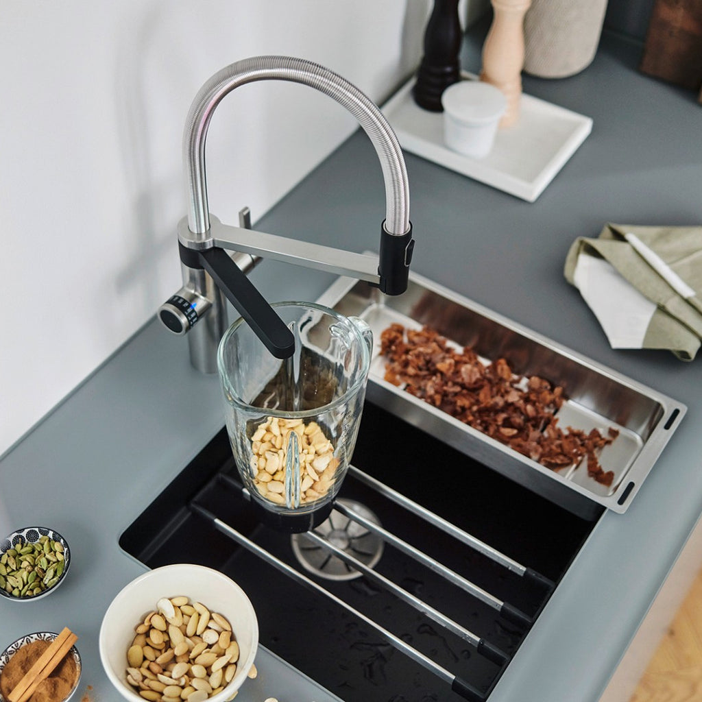 Blanco EVOL-S Pro 3-In-1 Hot, Cold & Filtered Mixer Tap Chrome - 527452 (Filter Sold Separately)