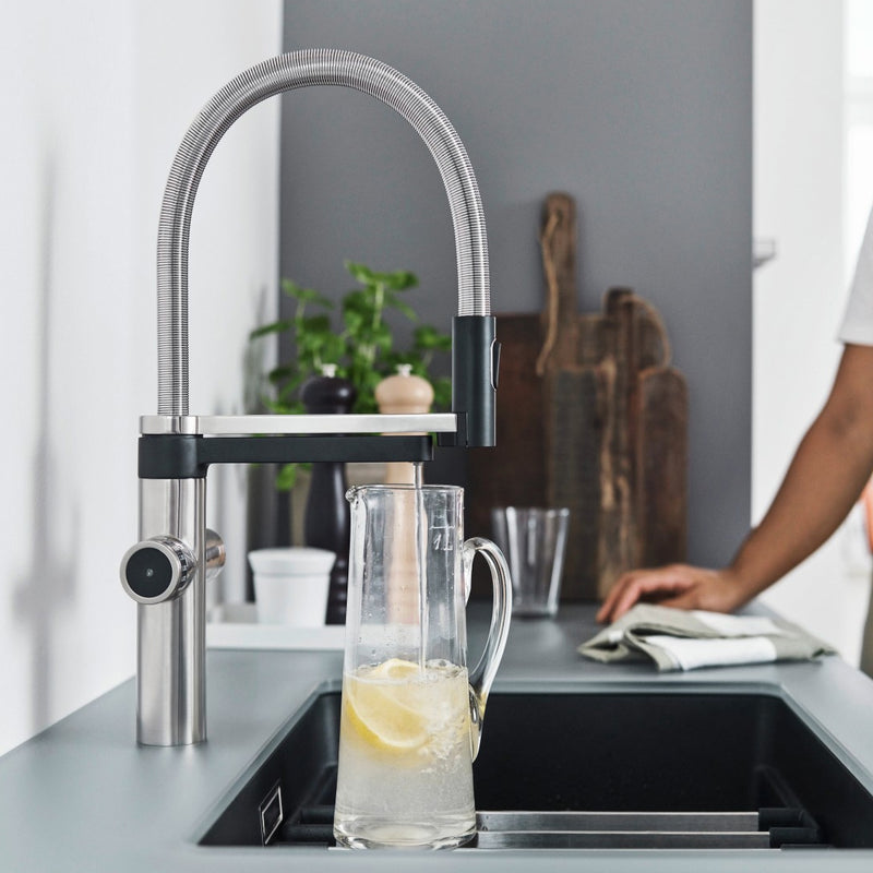 Blanco EVOL-S Pro 3-In-1 Hot, Cold & Filtered Mixer Tap Chrome - 527452