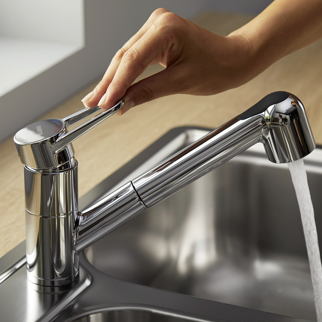 Blanco Wega-S II Pull-Out Sink Mixer - Chrome 526419