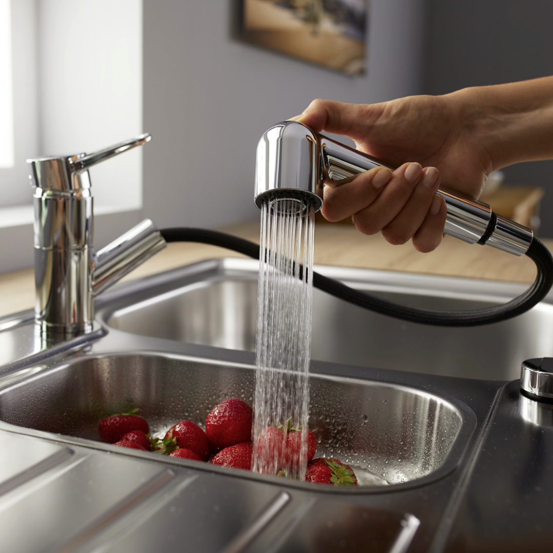 Blanco Wega-S II Pull-Out Sink Mixer - Chrome 526419