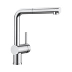 Blanco LINUS-S Pull-Out Kitchen Sink Mixer - PVD Steel - 526785