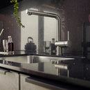 Blanco LINUS-S Pull-Out Kitchen Sink Mixer - PVD Steel - 526785