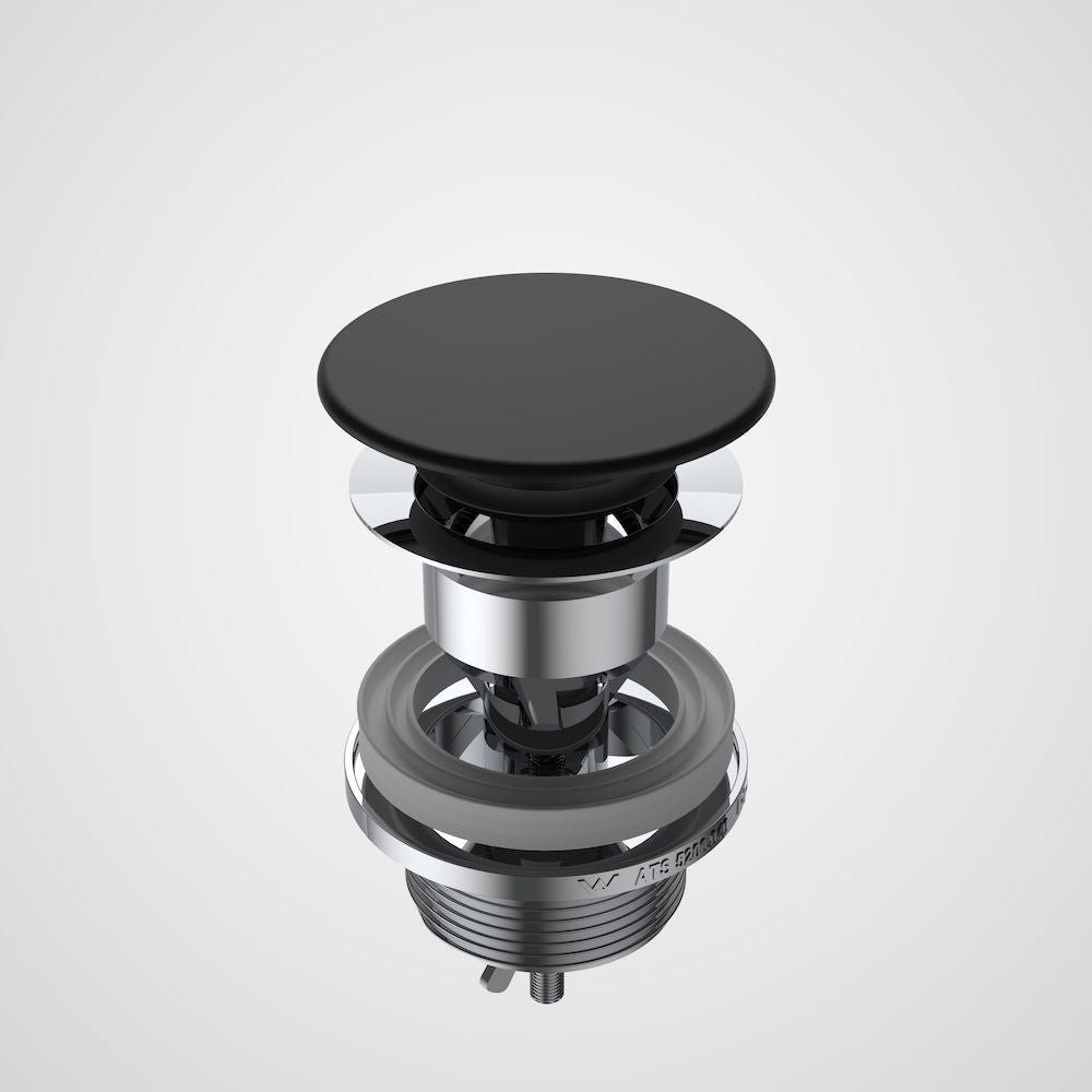Caroma Urbane II Plug & Waste Pop-Up | Matte Black