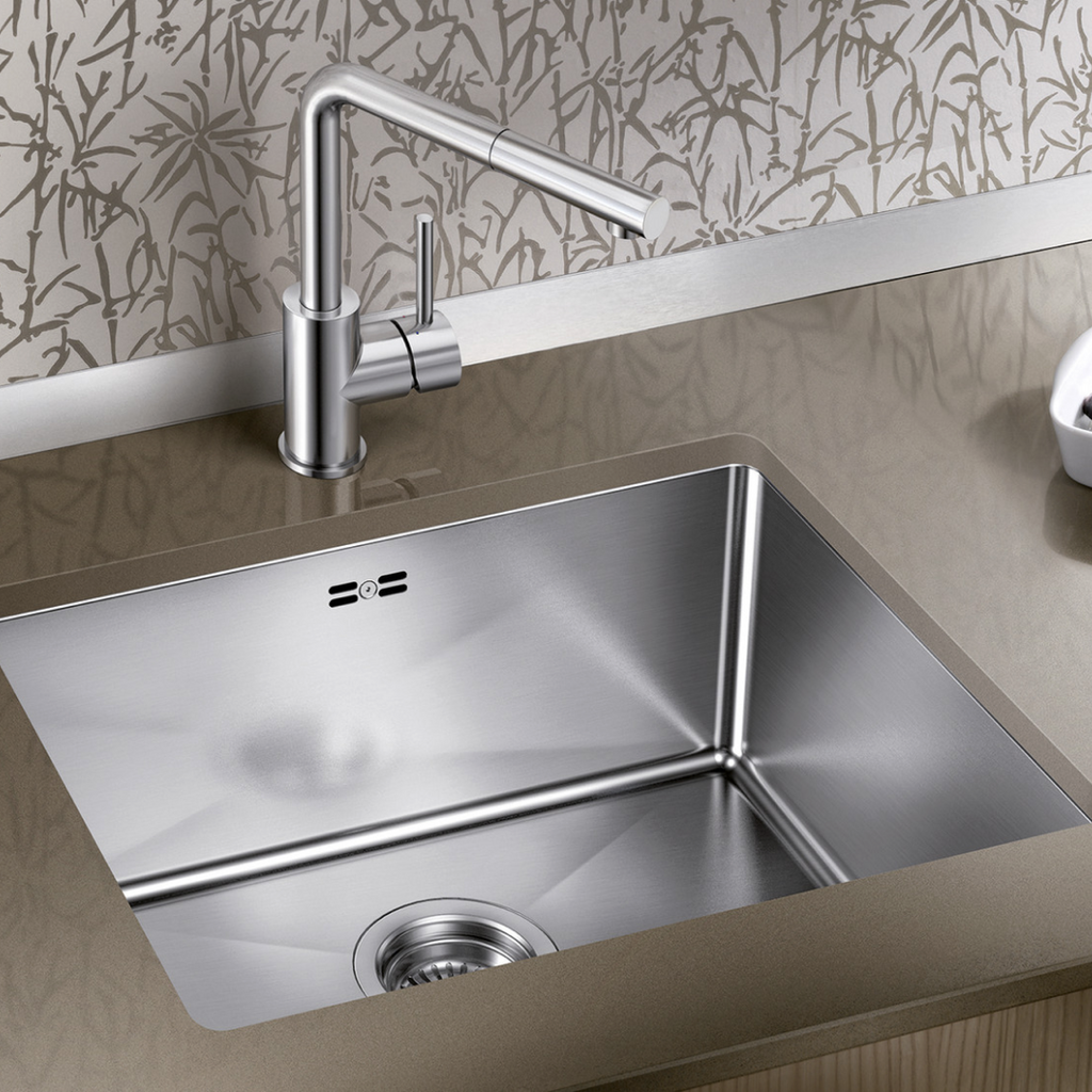 Blanco Single Bowl Undermount Sink with Overflow QUATR15500IUK5 - 526887
