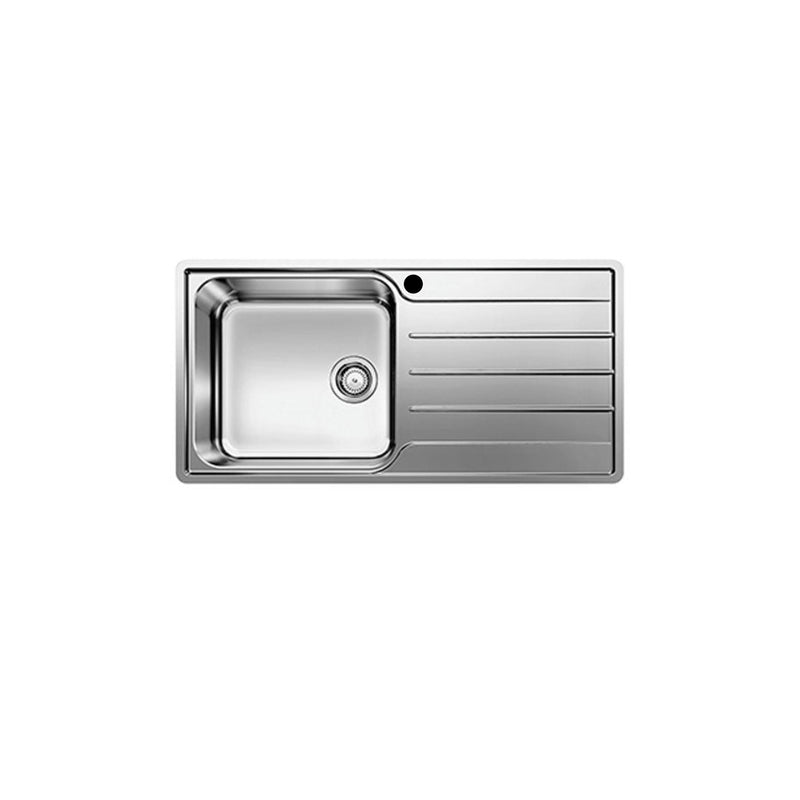 Blanco Lemis Single Bowl with Drainer 1 Tap Hole - Left LEMISXL6SLIFK5 - 526995