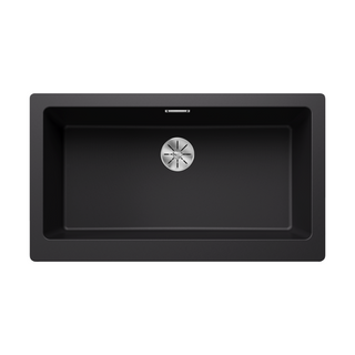Blanco Vintera XL 9-UF Silgranit Undermount Kitchen Sink - Black 527521
