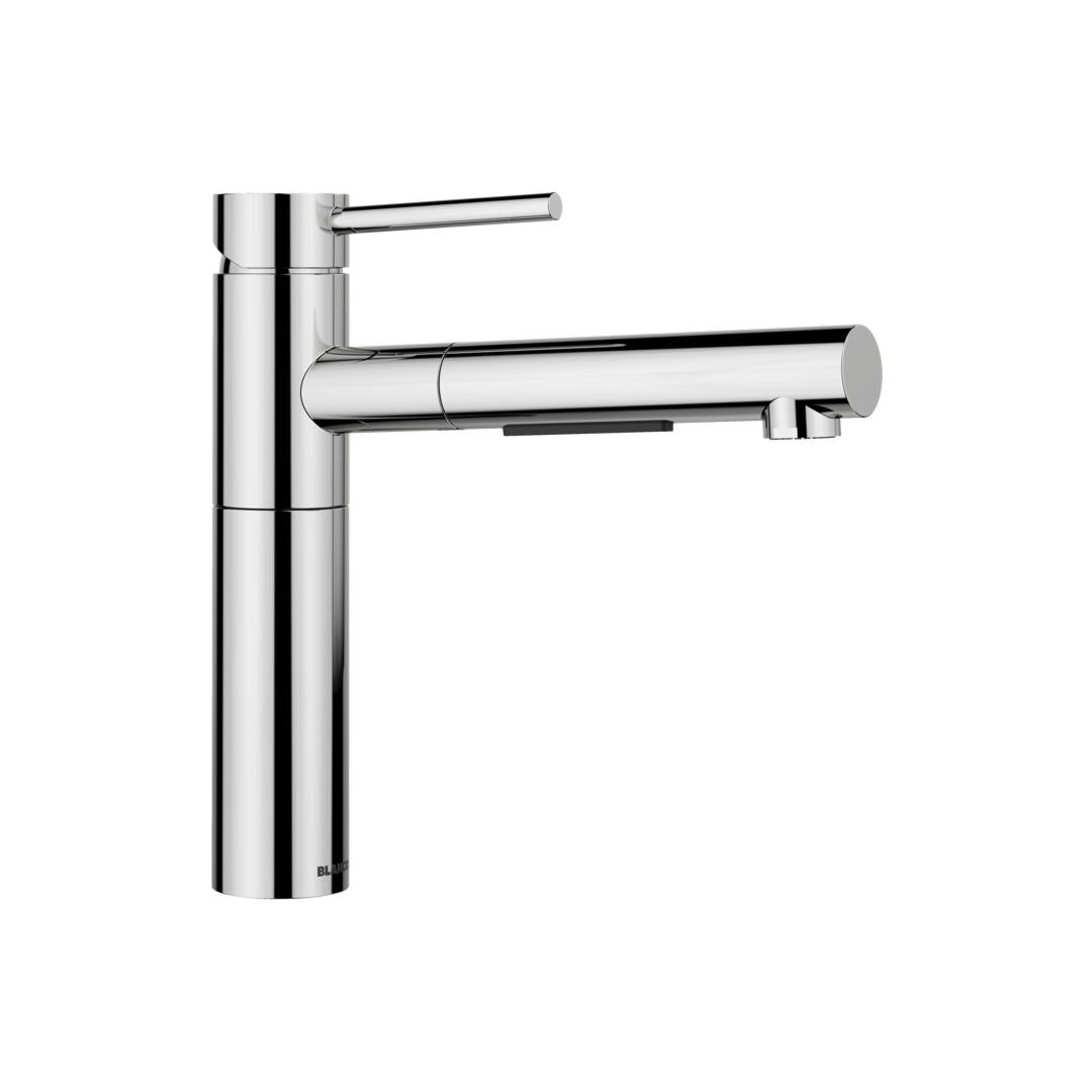 Blanco Atla-S II Single Lever Pull-Out Sink Mixer - Chrome - 527578