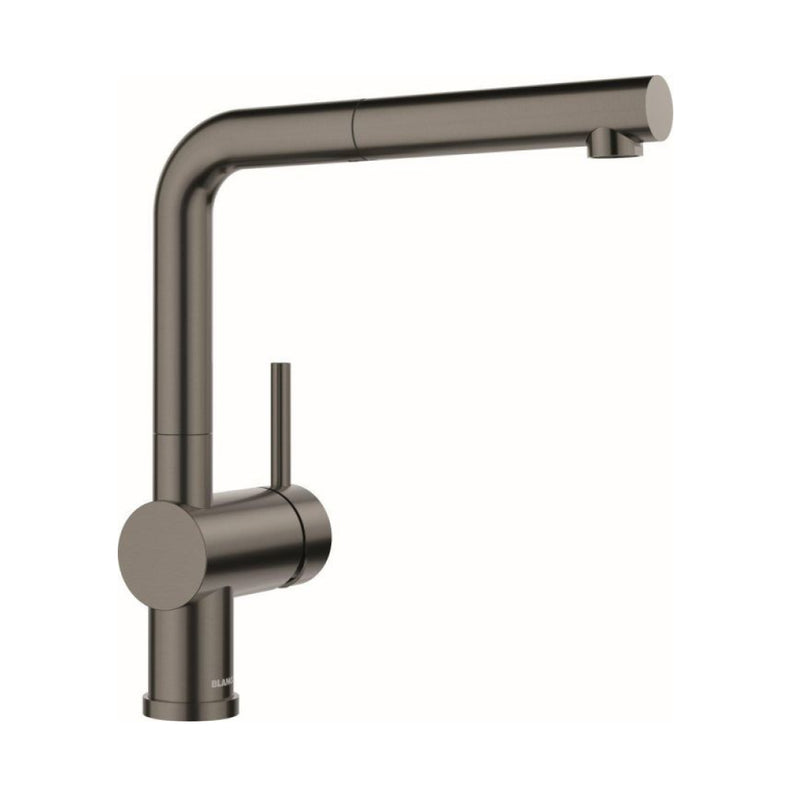 Blanco LINUS-S Pull-Out Kitchen Sink Mixer - Satin Dark Steel - 527734