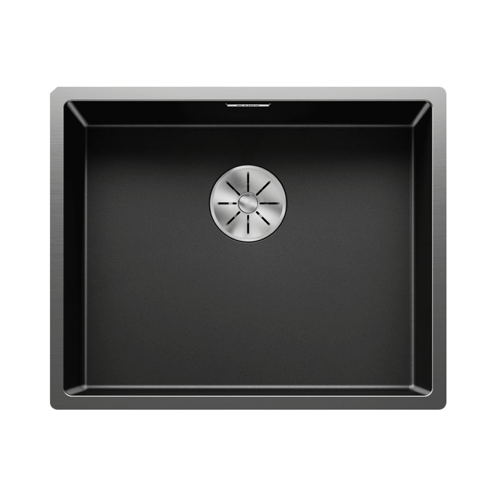 Blanco Claron 500-IF Inset / Flushmount Dark Steel Kitchen Sink - 528003