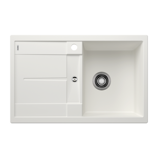Blanco Metra 45 S Silgranit Right Hand Inset Kitchen Sink - White 528038