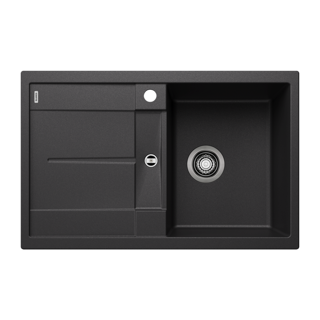 Blanco Metra 45 S Silgranit Right Hand Inset Kitchen Sink - Anthracite 528040