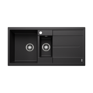 Blanco Metra 6 S Silgranit Left Hand Inset Kitchen Sink - Anthracite 528049