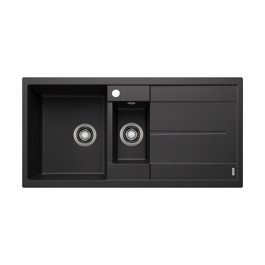 Blanco Metra 6 S Silgranit Left Hand Inset Kitchen Sink - Anthracite 528049