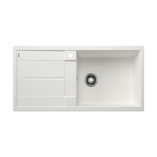 Blanco Metra XL 6 S Silgranit Right Hand Inset Kitchen Sink - White 528050