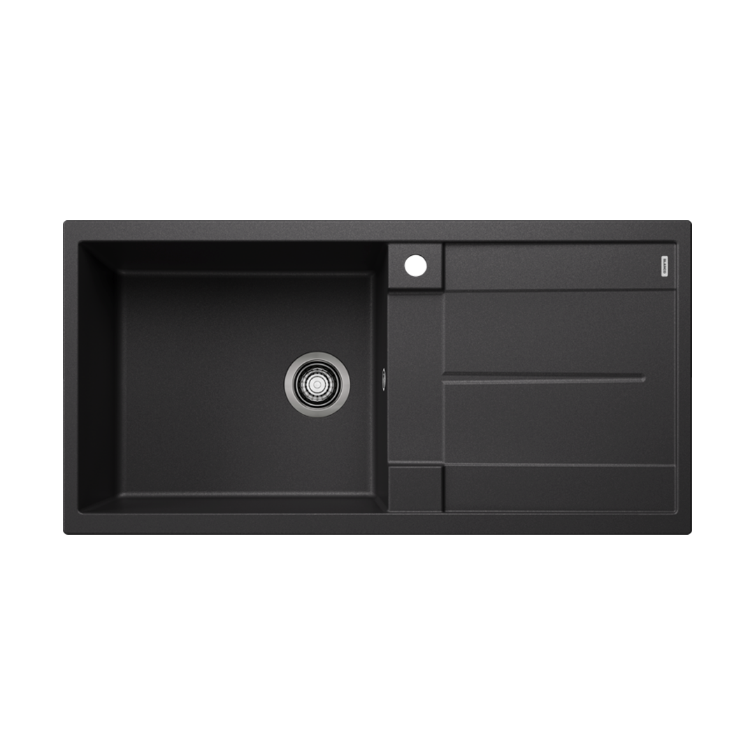 Blanco Metra XL 6 S Silgranit Left Hand Inset Kitchen Sink - Anthracite 528055