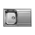 Blanco TIPO 45S Topmount Kitchen Sink with Left Hand Bowl - Stainless Steel 1 Tap Hole 528223