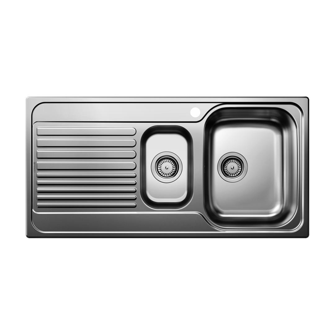 Blanco TIPO II 6S Topmount Kitchen Sink with Right Hand Bowl - Stainless Steel 1 Tap Hole 528226