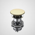Caroma Urbane II Basin Dome Pop-Up Plug & Waste - Brushed Brass - 687330BB