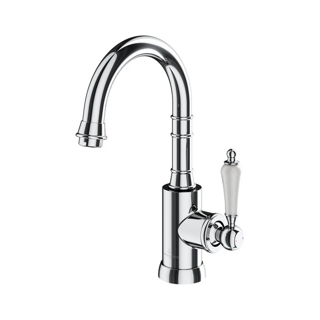 Villeroy & Boch Avia 2.0 Gooseneck Basin Mixer - Ceramic/Chrome - 5376561B