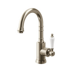Villeroy & Boch Avia 2.0 Gooseneck Basin Mixer - Ceramic/Brushed Nickel - 5376580B