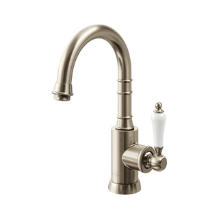 Villeroy & Boch Avia 2.0 Gooseneck Basin Mixer - Ceramic/Brushed Nickel - 5376580B