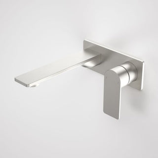 Caroma Urbane II 180mm Wall Basin / Bath Mixer LF - Brushed Nickel - 99632BN6AF