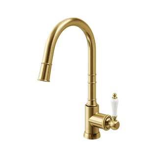 Villeroy & Boch Avia 2.0 Kitchen Mixer Pull-Out Spray - Ceramic/Brushed Gold - 5428885B