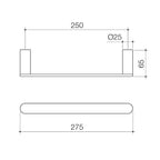 Caroma Urbane II Hand Towel Rail - Brushed Nickel - 99618BN