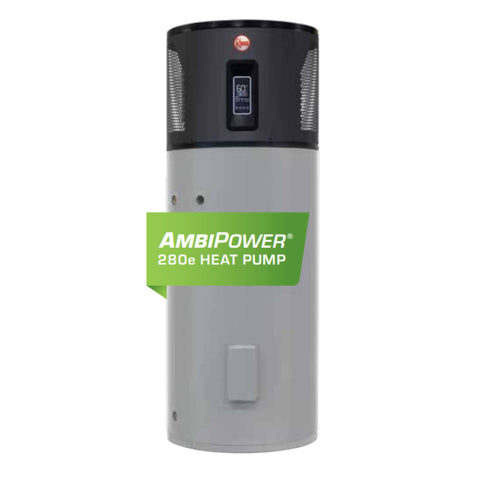 Rheem AmbiPower 280e R290 Heat Pump 2.4kW - Includes Blue Anode 551E280G5/B