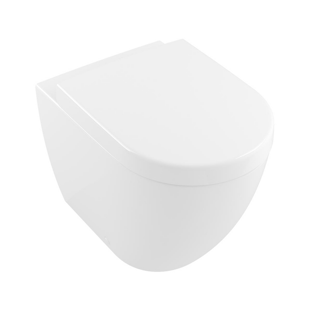 Villeroy & Boch Subway 2.0 DirectFlush Wall Faced Toilet w/ CeramicPlus (S & P Trap) - Alpine White - 5602R1R1S4DB