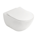 Villeroy & Boch Subway 2.0 Direct Flush Wall Hung Pan with Slim Seat - P-Trap with Slim Seat - 5614R001L4B