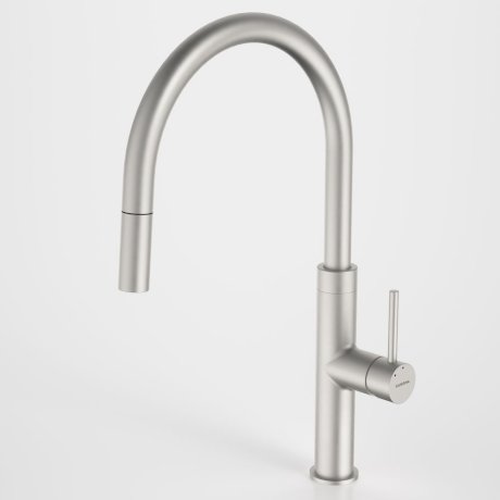 Caroma Liano II Pull Out Sink Mixer - Lead Free Brushed Nickel - 96380BN56AF