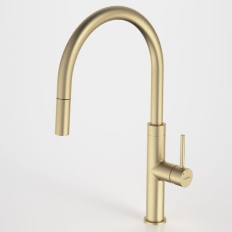 Caroma Liano II Pull Out Sink Mixer LF - Brushed Brass
