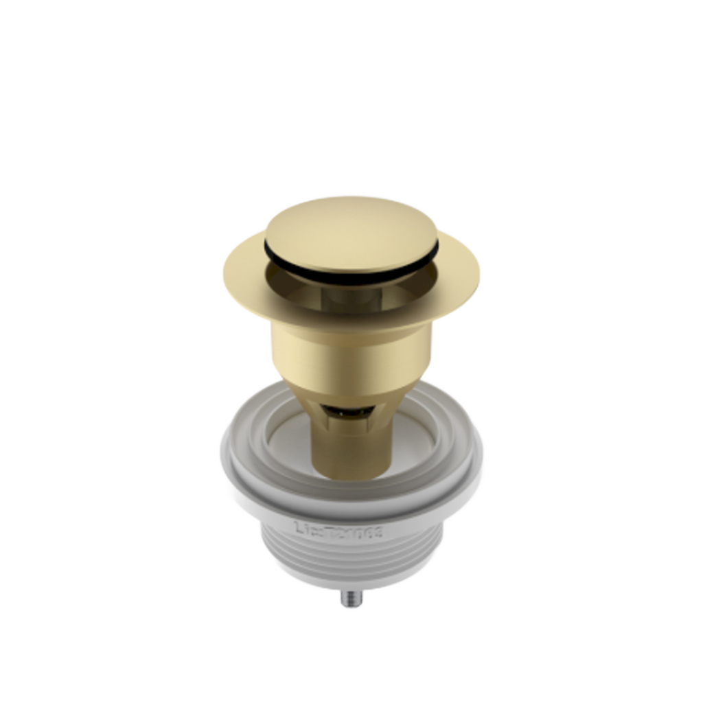 Caroma 40mm Pop-Up Plug and Waste - Brushed Brass - 687329BB