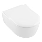 Villeroy & Boch Avento DirectFlush Wall Hung Ceramic Plus Toilet incl/Slim Seat Package - Argent Cistern - No Flush Plate (Pan & Cistern Only) - 5656R0R1L4B + IN48905