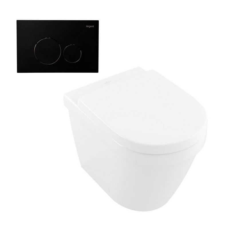 Villeroy & Boch Architectura 2.0 DirectFlush Wall Faced Toilet incl/Argent Cistern Package