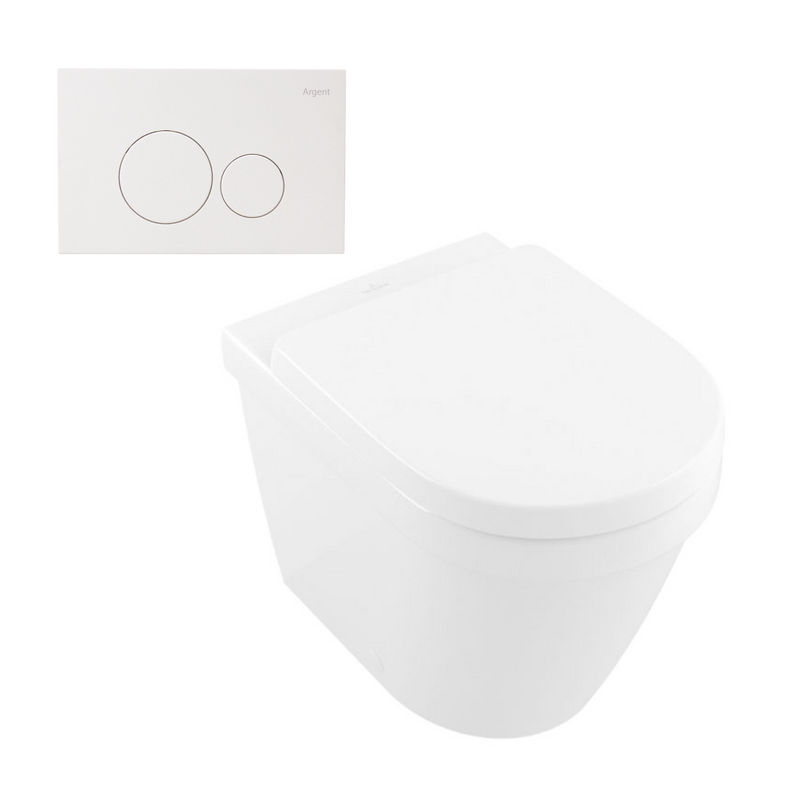 Villeroy & Boch Architectura 2.0 DirectFlush Wall Faced Toilet incl/Argent Cistern Package