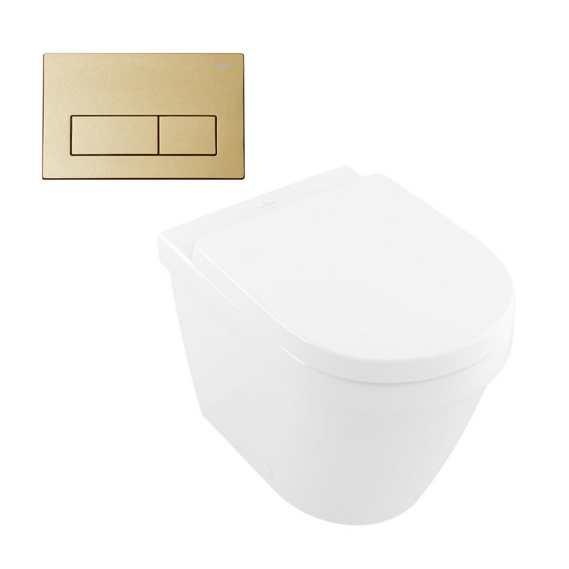 Villeroy & Boch Architectura 2.0 DirectFlush Wall Faced Toilet incl/Argent Cistern Package