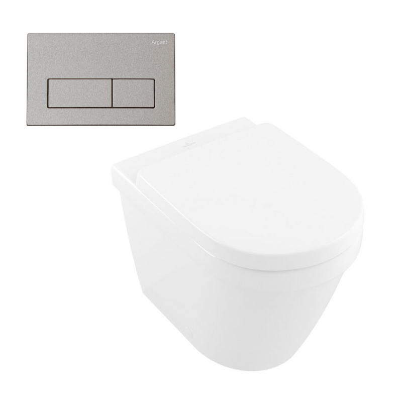 Villeroy & Boch Architectura 2.0 DirectFlush Wall Faced Toilet incl/Argent Cistern Package