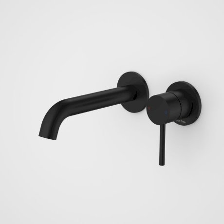 Caroma Liano II 175mm Wall Basin / Bath Mixer LF - Matte Black - 96344B6AF