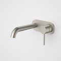 Caroma Liano II 175mm Wall Basin / Bath Mixer - LF Brushed Nickel - 96345BN6AF