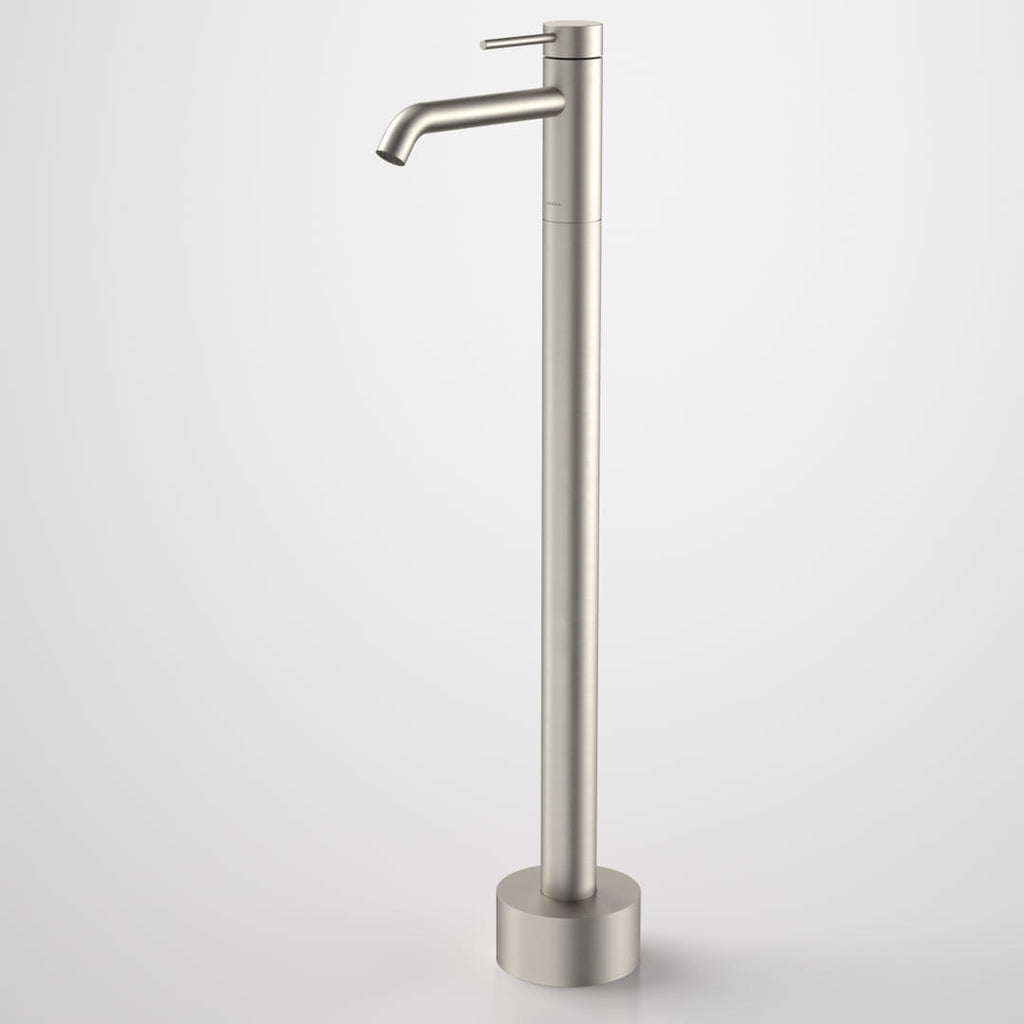 Caroma Liano II Freestanding Bath Filler - Brushed Nickel - 96378BN
