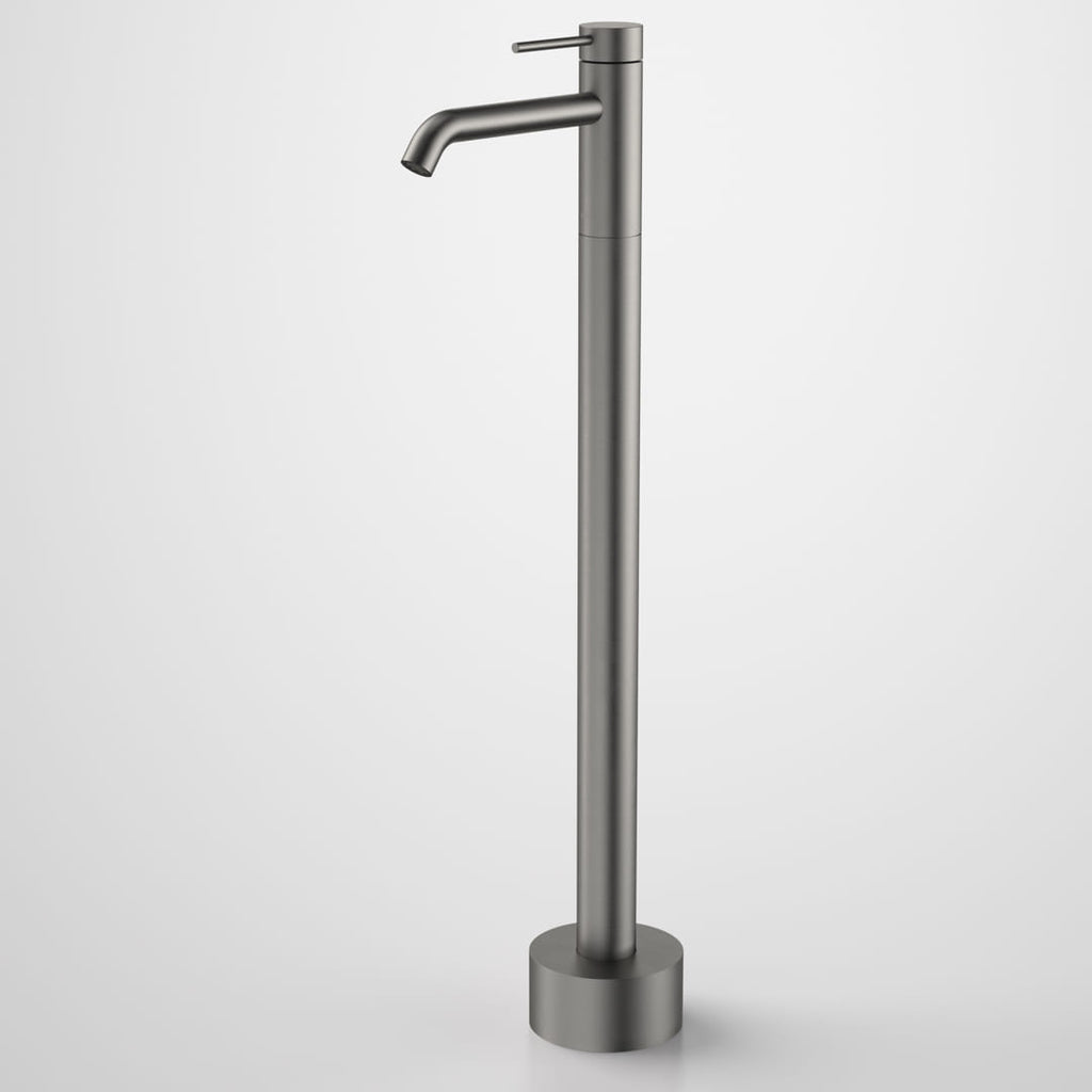Caroma Liano II Freestanding Bath Filler - Gun Metal - 96378GM