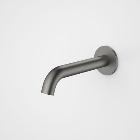 Caroma Liano II 175mm Basin & Bath Outlet (Round Cover Plate) - LF Gun Metal - 96372GM6AF