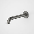Caroma Liano II 210mm Basin & Bath Outlet (Round Cover Plate) - LF Gun Metal - 96374GM6AF